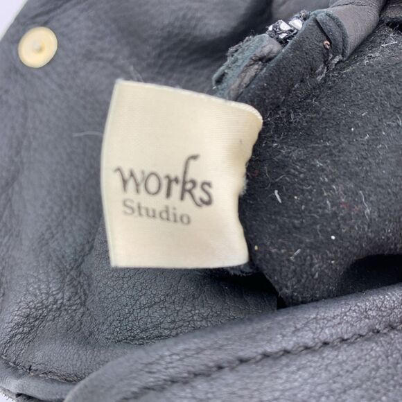 Vtg Raven Works Y2K 90’s Leather Crossbody Bag Mini Grunge Boho Whimsigoth Goth - Picture 7 of 8